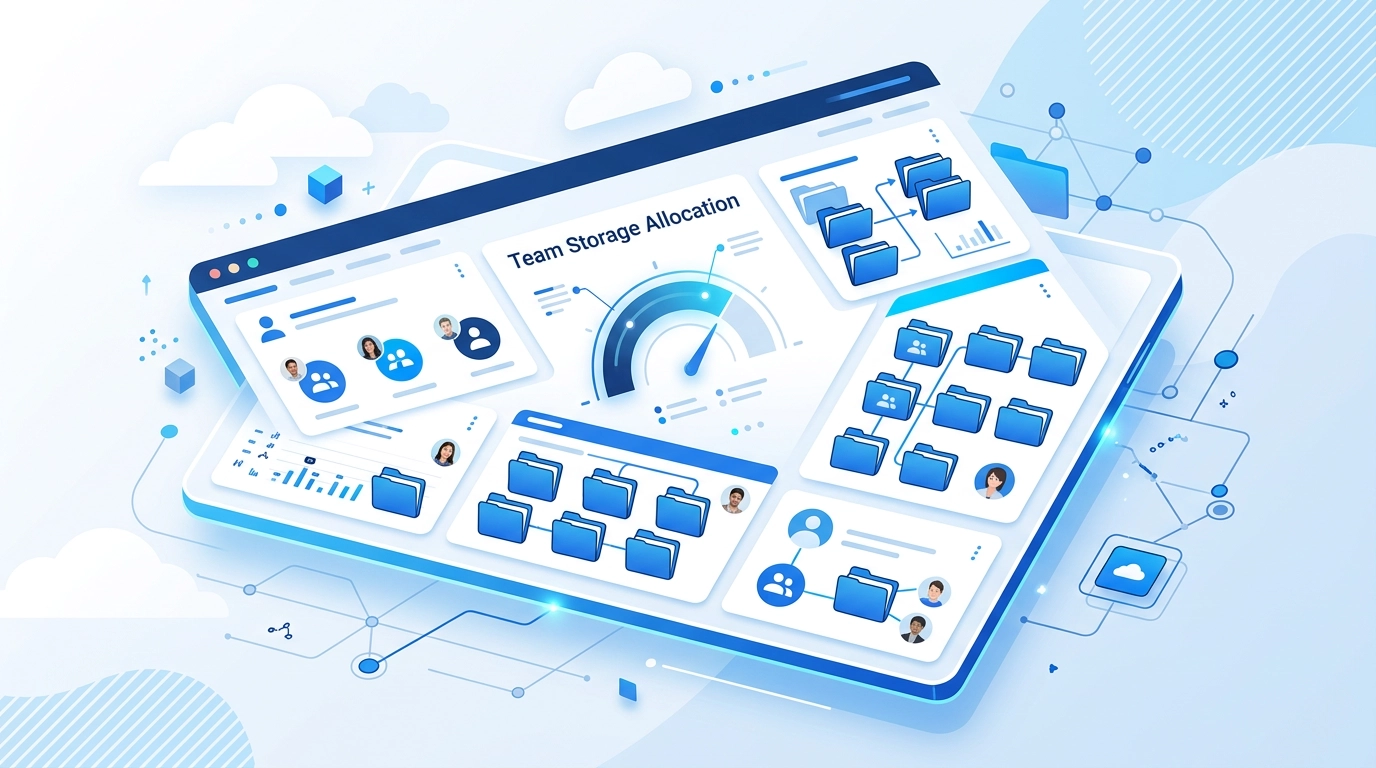 新機能「チームストレージ割り当て」で容量管理を見える化 - HStorage