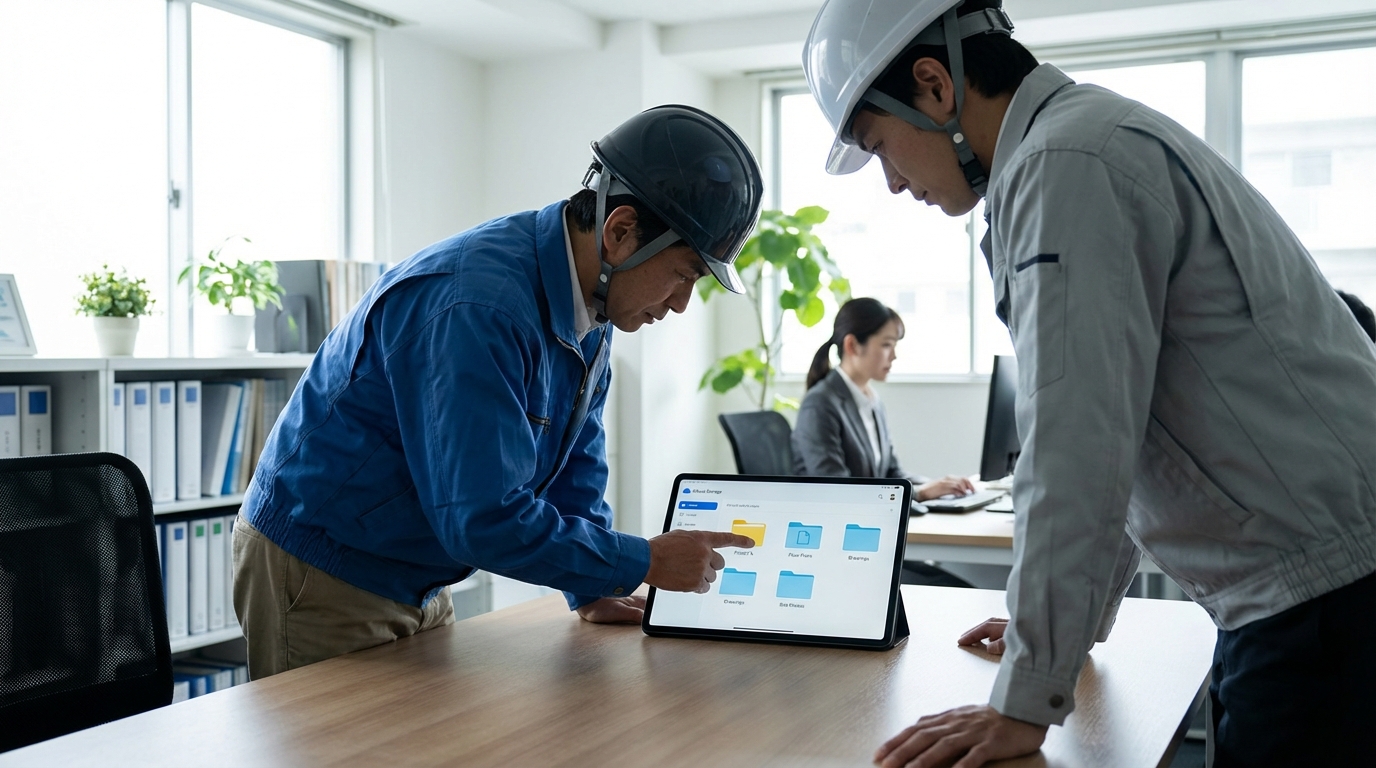 建設現場の写真・図面管理をクラウドに移す方法 - HStorage